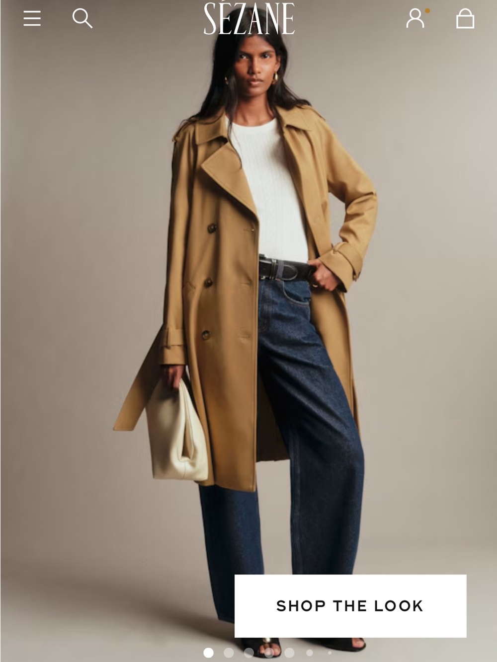 Sezane Scott Trench Coat